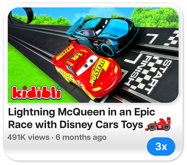 Kidibli - Lightning McQueen Kidibli - Lightning McQueen